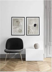 Wow Cool Art 2 Parça Çerçeve Görünümlü Ahşap Duvar Tablo Seti