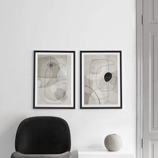Wow Cool Art 2 Parça Çerçeve Görünümlü Ahşap Duvar Tablo Seti