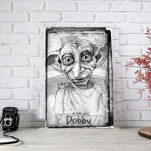 Wow Free Elf Dobby Ahşap Duvar Posteri 30x40cm