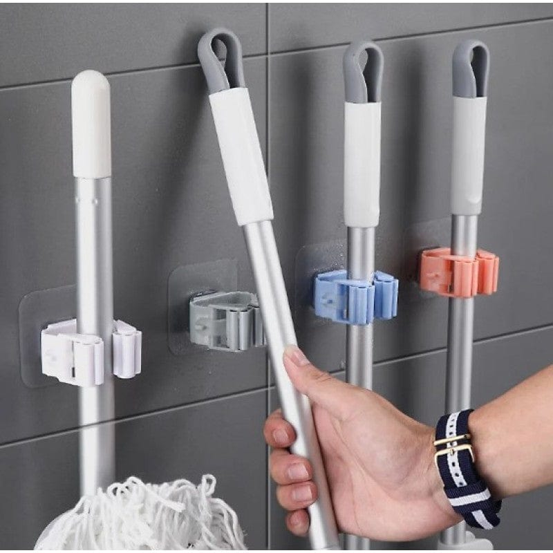 Yapışkanlı Mop Tutucu Seti 4 Adet Bonvagon