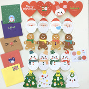 Yeni Yıl Konseptli 5 Adet Tebrik Kartı Seti Bonvagon