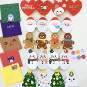 Yeni Yıl Konseptli 5 Adet Tebrik Kartı Seti Bonvagon