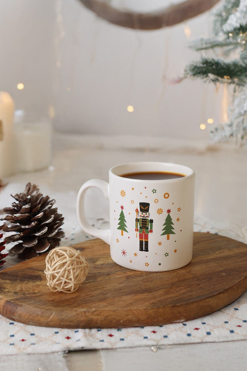 Yeni Yıl Kurşun Asker Kupa - 10 Cm Ağaç Tasarım Bonvagon