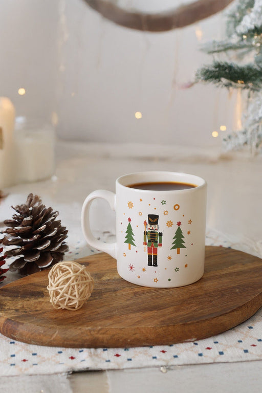 Yeni Yıl Kurşun Asker Kupa - 10 Cm Ağaç Tasarım Bonvagon