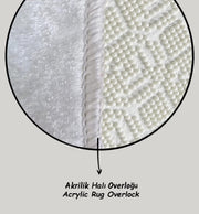 Yeni Yıl Noel Baba Dijital Baskılı Yuvarlak Banyo Halısı, Kaymaz Taban, Yıkanabilir Bonvagon