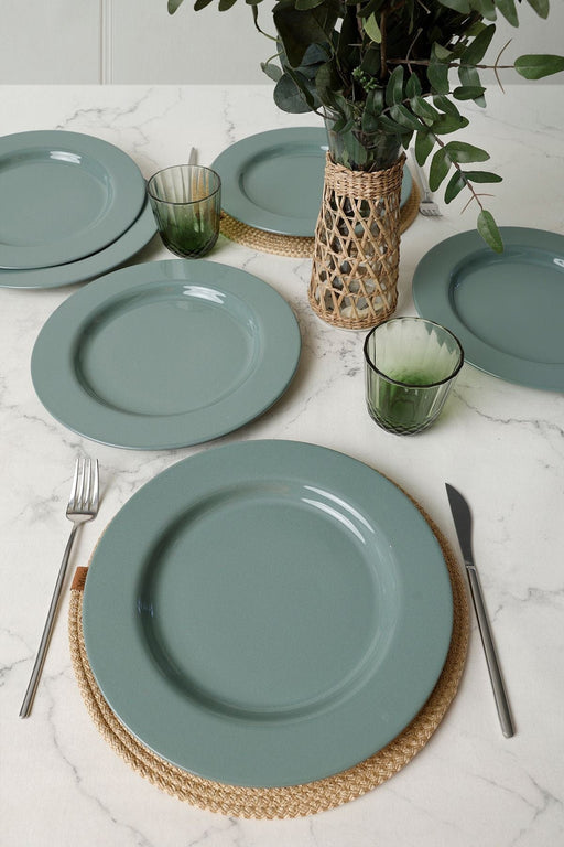 Yeşil Assos Servis Tabağı 28 Cm 6 Adet 326 Bonvagon