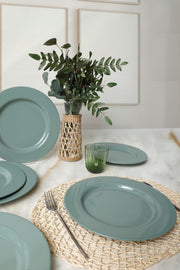 Yeşil Assos Servis Tabağı 28 Cm 6 Adet 326 Bonvagon