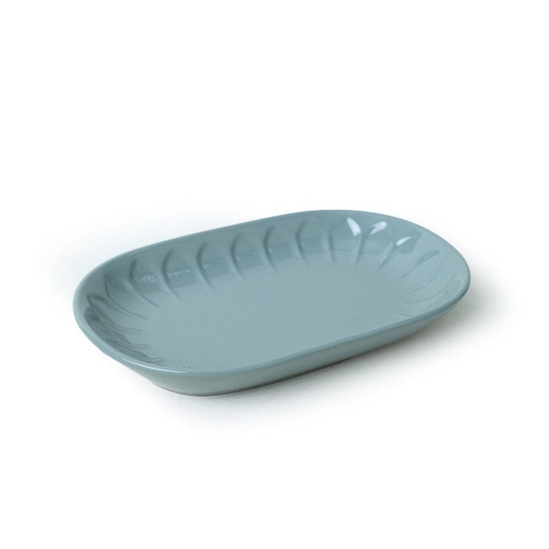 Yeşil Badem Kayık Tabak 25cm 2 Adet Bonvagon