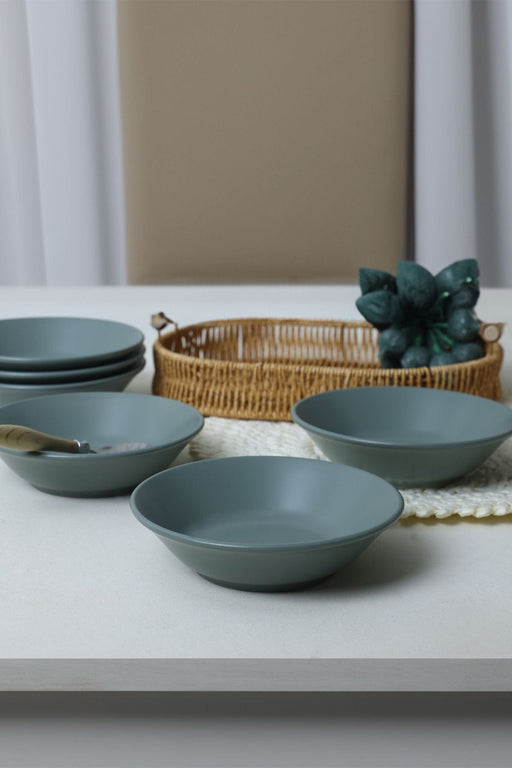 Yeşil Hitit Yemek Tabağı Seti 18 Cm 6'lı 322 Bonvagon