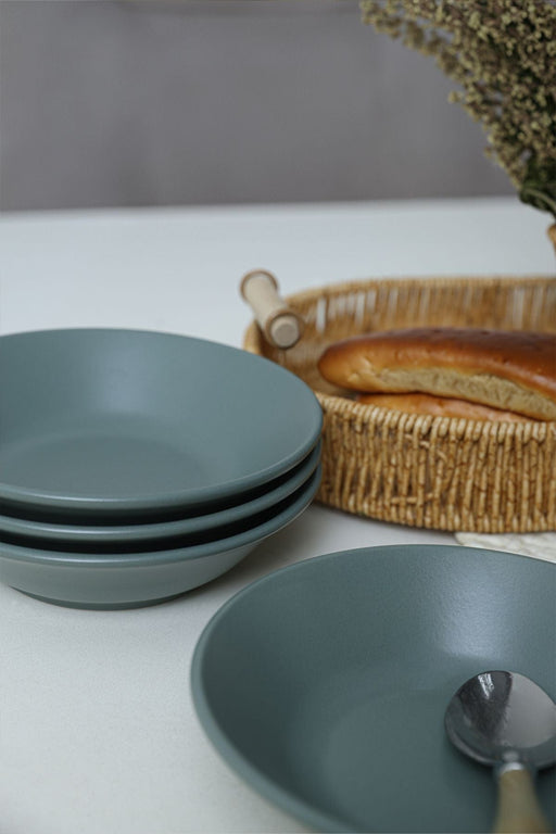 Yeşil Hitit Yemek Tabağı Seti 18 Cm 6'lı 322 Bonvagon