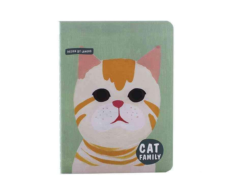 Yeşil Kedili Defter 105x142mm Bonvagon