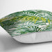 Yeşil Palmiye Yaprakları Özel Tasarımlı Dekoratif Yastık Kırlent Kılıfı 43x43cm Bonvagon