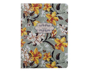 Yeşil Sarı Çiçekli Defter Bonvagon