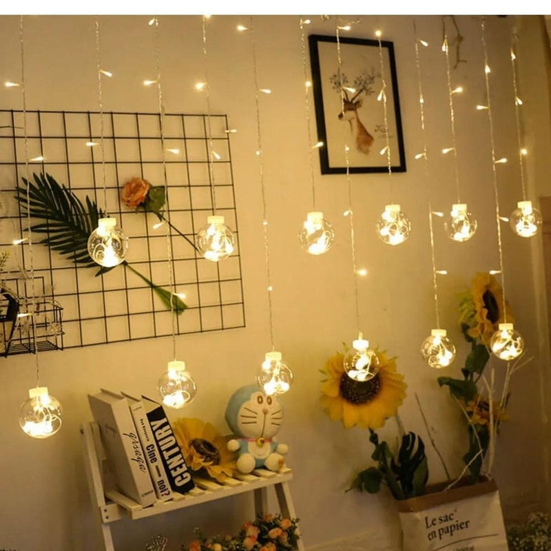 Yılbaşı Küre Perde Led Işık 3 Metre 8 Fonksiyonlu Yılbaşı ve Parti Süsü Bonvagon