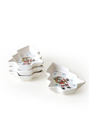 Yılbaşı Noel Baba Çerezlik Seti 17 Cm 4'lü Bonvagon