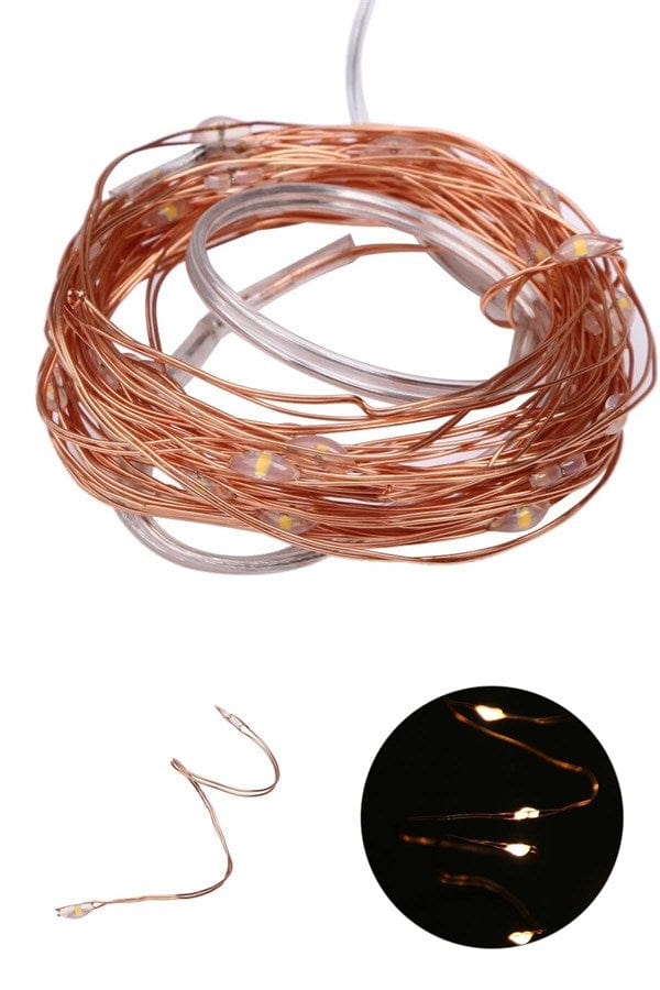 Yılbaşı ve Özel Konsept Dekorasyon 5 Mt USB Bağlantılı Led Işık Bonvagon