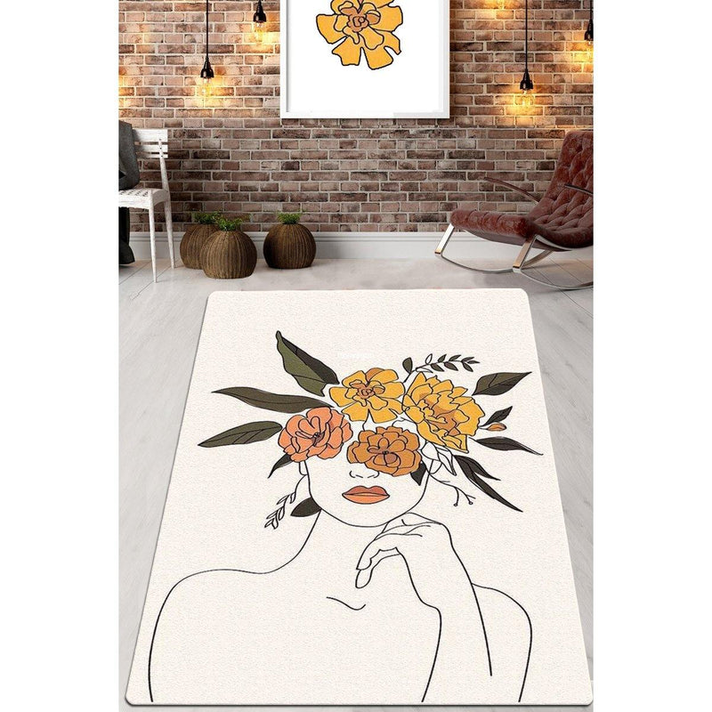 Your Dijital Baskılı Halı, Kaymaz Taban, Yıkanabilir Bonvagon