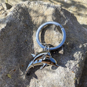 Yunuslar Çelik Halkalı Anahtarlık  Bonvagon Metalmorphose