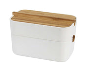 Zen Pamuk Kutusu Bambu-Beyaz Bonvagon