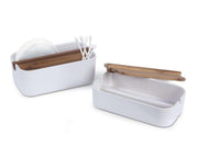 Zen Pamuk Kutusu Bambu-Beyaz Bonvagon