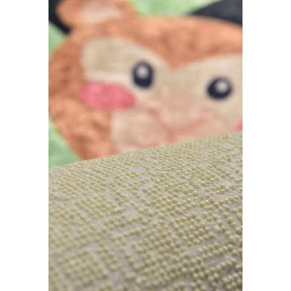 Zoo Yıkanabilir Antibakteriyel Çocuk Halısı, Kaymaz Taban, Yıkanabilir Bonvagon