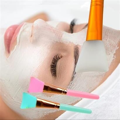 2li Silikon Temizlemesi Kolay Kullanılabilen Yüz Cilt Bakımı Maske Ve Krem Spatulası Bonvagon