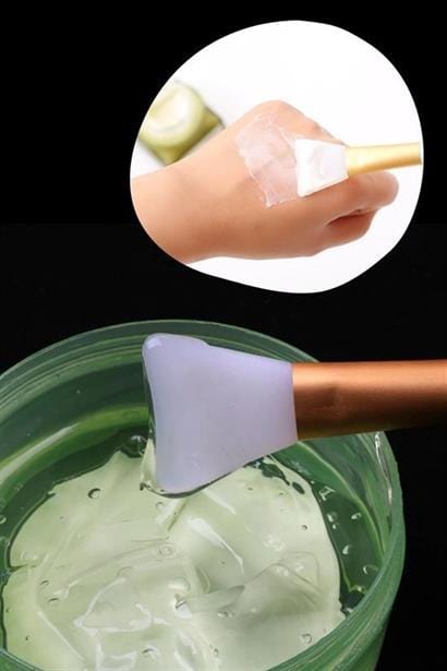 2li Silikon Temizlemesi Kolay Kullanılabilen Yüz Cilt Bakımı Maske Ve Krem Spatulası Bonvagon