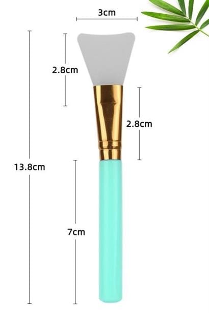 2li Silikon Temizlemesi Kolay Kullanılabilen Yüz Cilt Bakımı Maske Ve Krem Spatulası Bonvagon