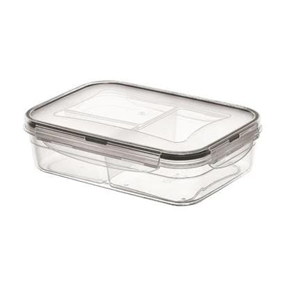 3 Bölmeli Kilitli Kapaklı 1 Litre Erzak Saklama Kabı LC-510 Bonvagon