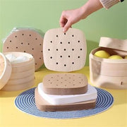 50 Adet Air Fryer Pişirme Kağıdı Tek Kullanımlık Hava Fritöz Yapışmaz Yağlı Kağıt Delikli Model Bonvagon