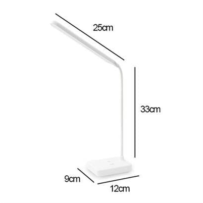İnce Uzun USBli Dokunmatik 3 Kademeli 360 Derece Özel Göz Korumalı led Lityum Masa Lambası Bonvagon