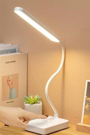 İnce Uzun USBli Dokunmatik 3 Kademeli 360 Derece Özel Göz Korumalı led Lityum Masa Lambası Bonvagon