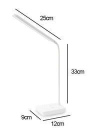 İnce Uzun USBli Dokunmatik 3 Kademeli 360 Derece Özel Göz Korumalı led Lityum Masa Lambası Bonvagon