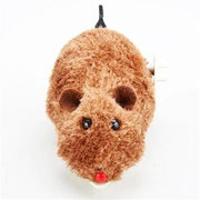 Kurmalı Kedi Eğitim Oyuncağı Tüylü Peluş Fare Yakalama İnteraktif Sevimli Eğlenceli Oyuncak Bonvagon