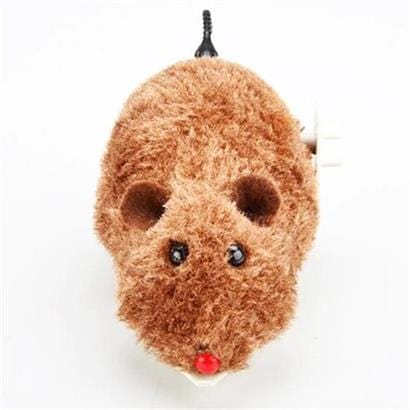 Kurmalı Kedi Eğitim Oyuncağı Tüylü Peluş Fare Yakalama İnteraktif Sevimli Eğlenceli Oyuncak Bonvagon