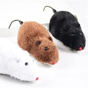 Kurmalı Kedi Eğitim Oyuncağı Tüylü Peluş Fare Yakalama İnteraktif Sevimli Eğlenceli Oyuncak Bonvagon