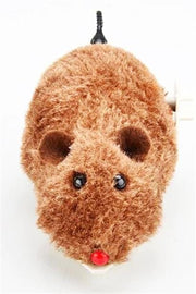 Kurmalı Kedi Eğitim Oyuncağı Tüylü Peluş Fare Yakalama İnteraktif Sevimli Eğlenceli Oyuncak Bonvagon