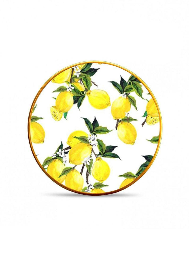 Lemon White Adel Porselen Tek Servis Tabağı 21cm Bonvagon